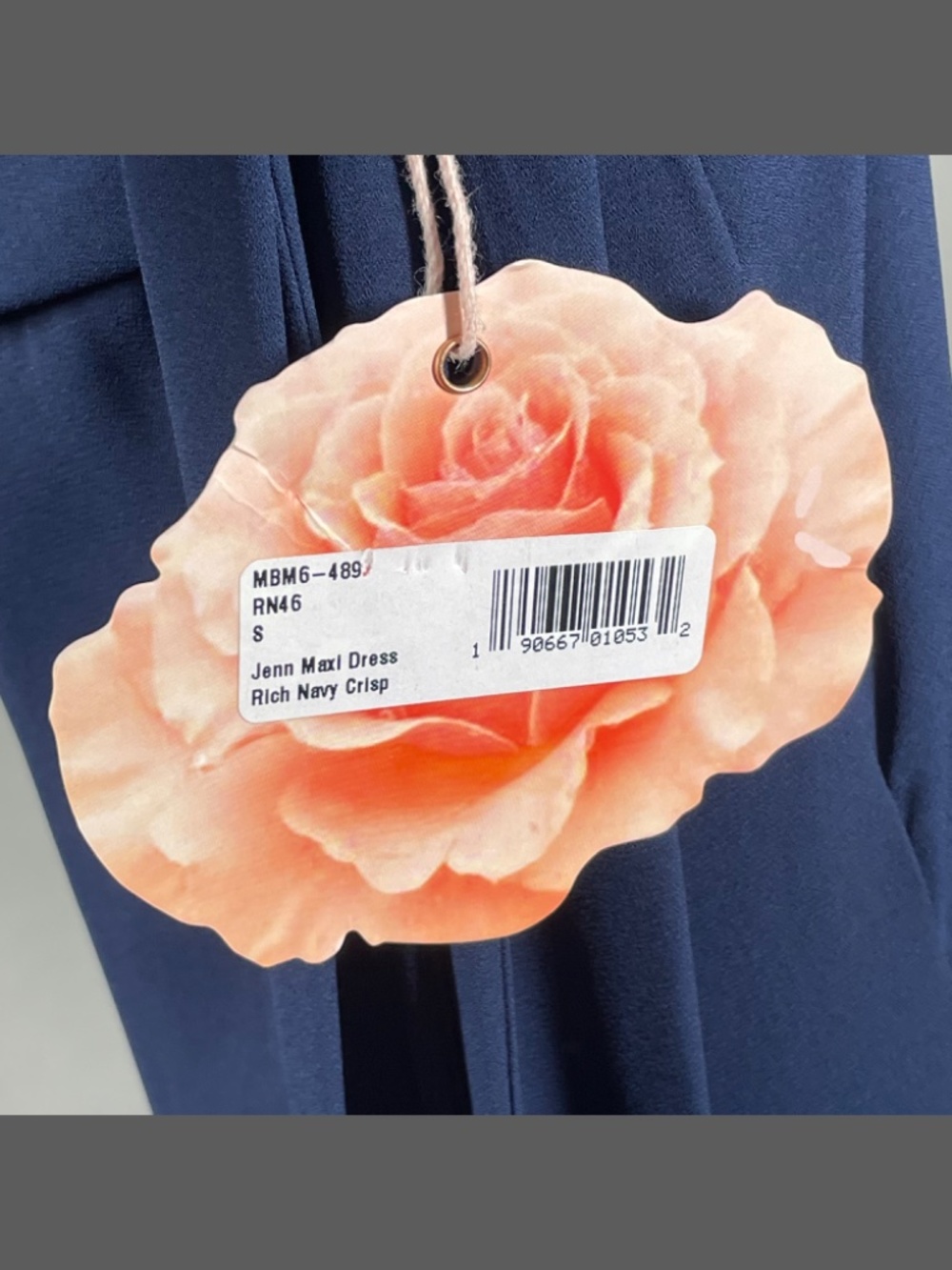 NEW Show Me Your Mumu Dress Womens Small blue crepe maxi cocktail wedding formal - Picture 6 of 12